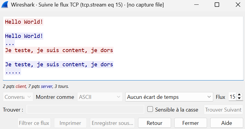 Follow> TCP Stream